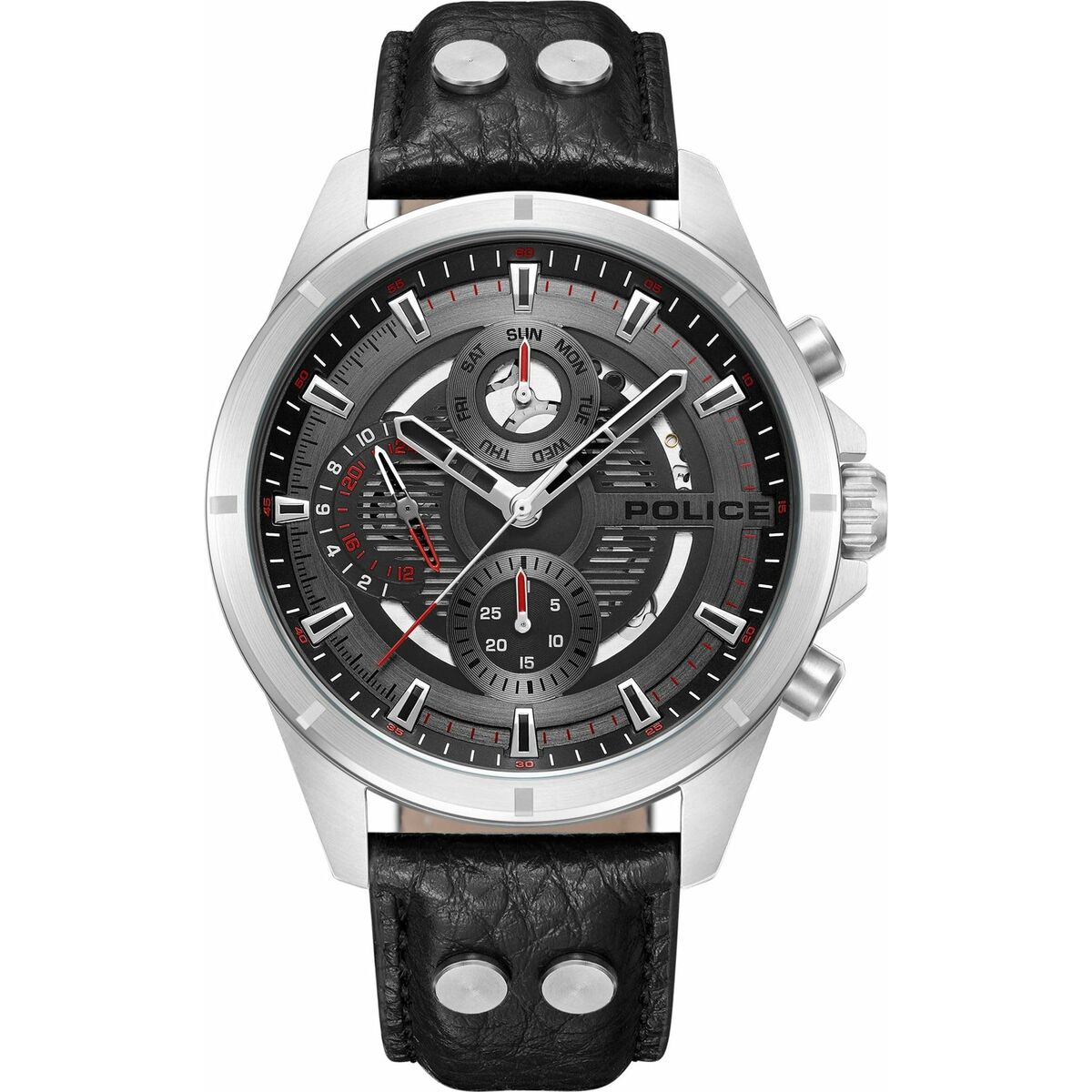 Men's Watch Police PEWJF0004601 Black Grey Police