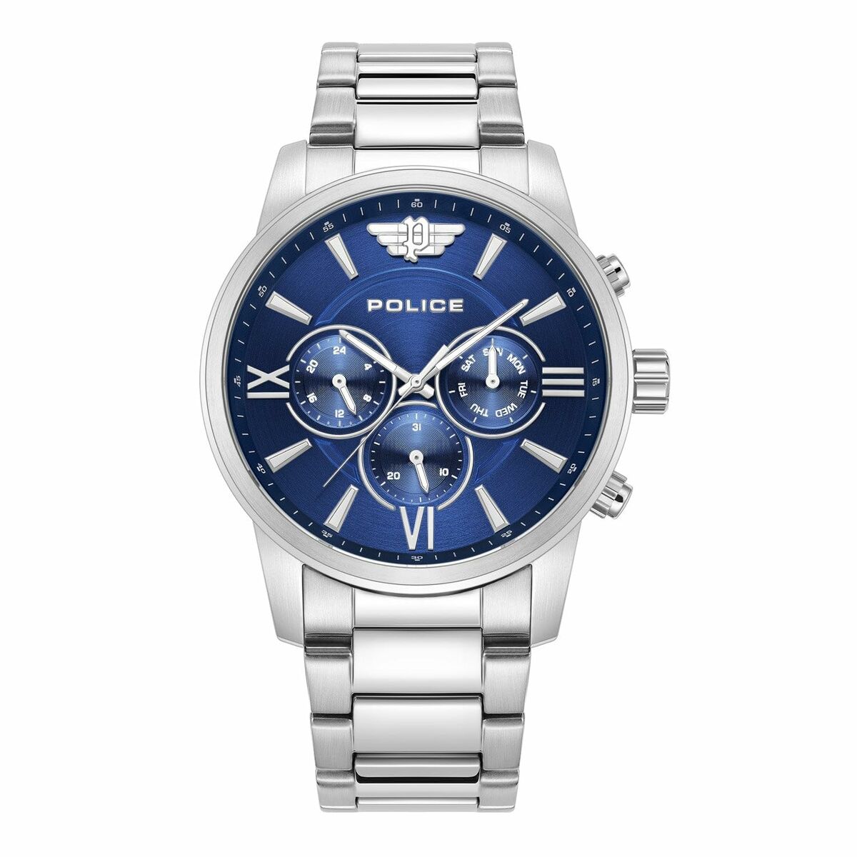 Men's Watch Police PEWJK0004404 Silver Police