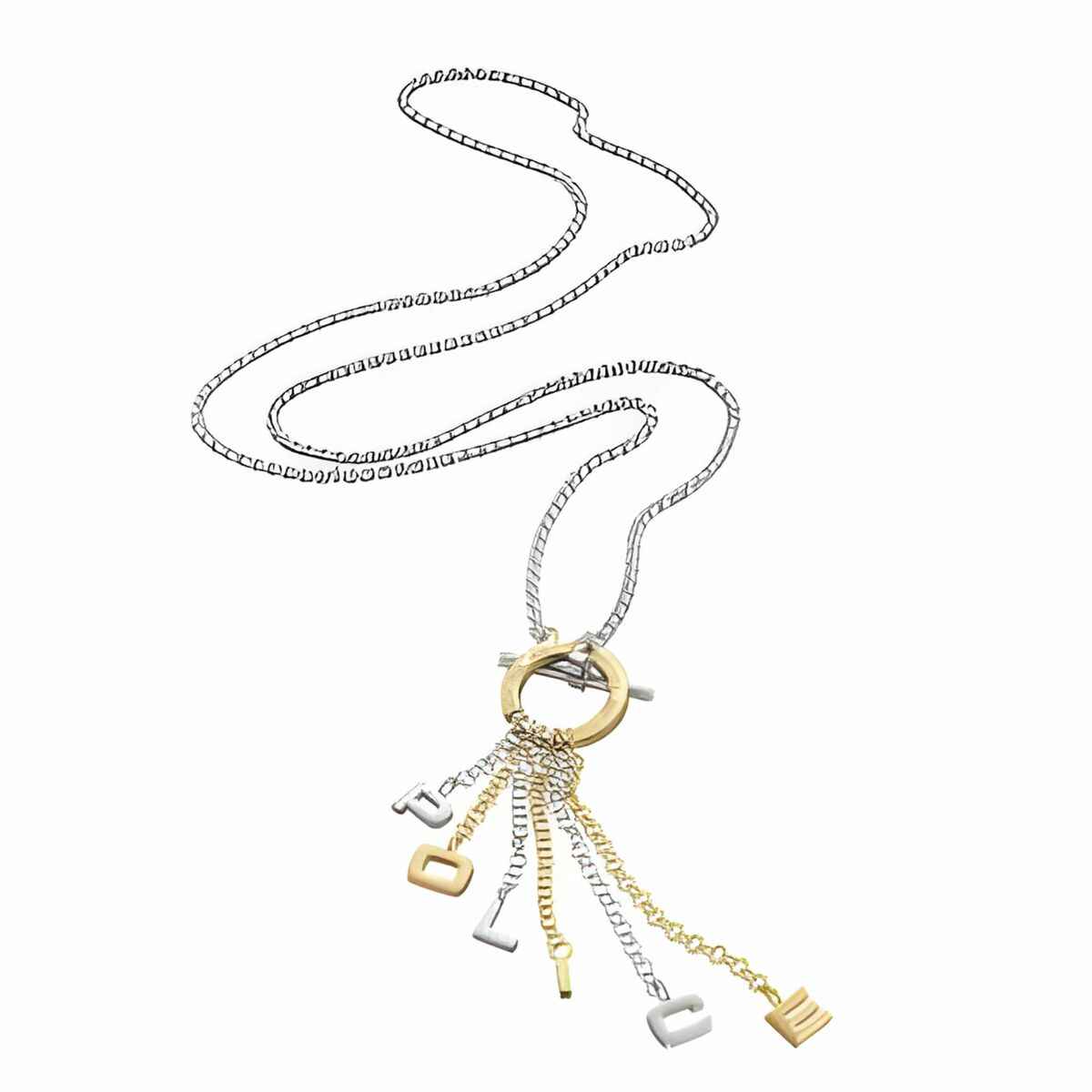 Ladies' Necklace Police PJ25596PSSG.04 50 cm Police