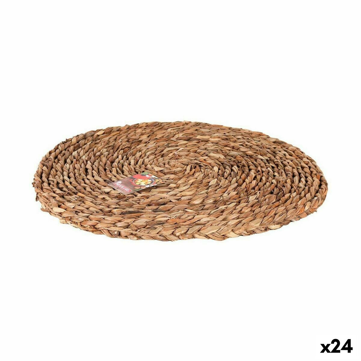 Table Mat Privilege Brown Ø 40 cm wicker (24 Units) Privilege