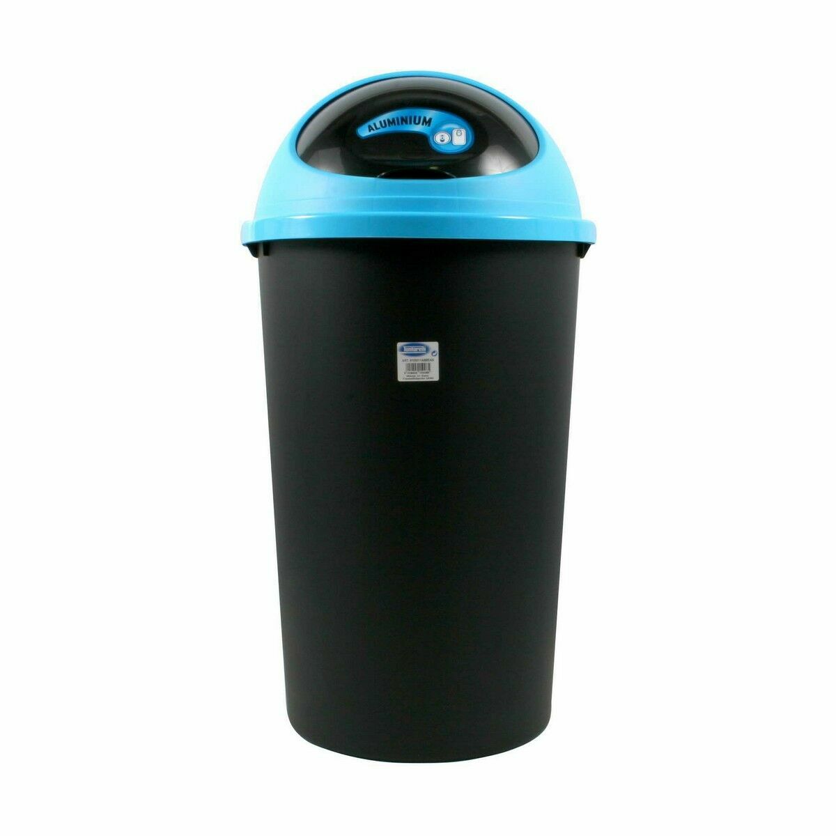 Rubbish Bin Tontarelli Big hoop Blue Black 50 L 39 x 39 x 72 cm (10 Units) Tontarelli