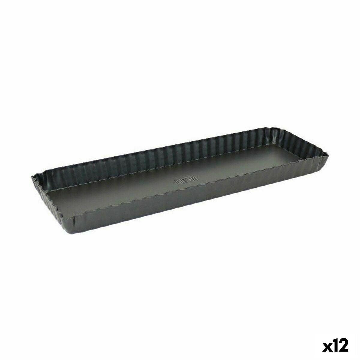 Springform Pan Quttin Black Carbon steel 35 x 11 x 2,6 cm (12 Units) Quttin