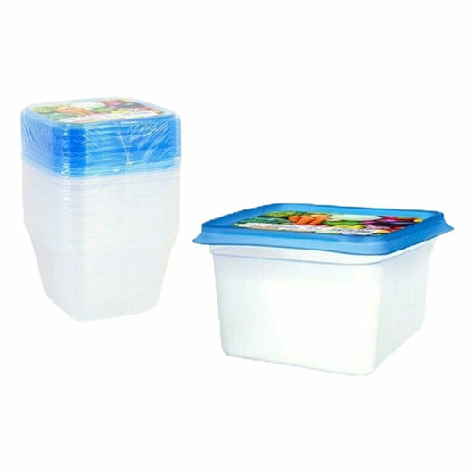 Set of 9 lunch boxes Privilege 49792 Multicolour 550 ml 24 Units Privilege