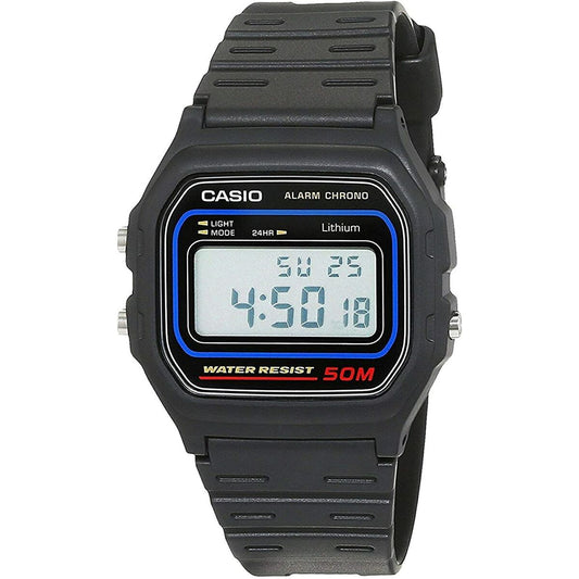 Unisex Watch Casio W-59-1VQES Black Grey (Ø 34 mm) (Ø 35 mm) Casio