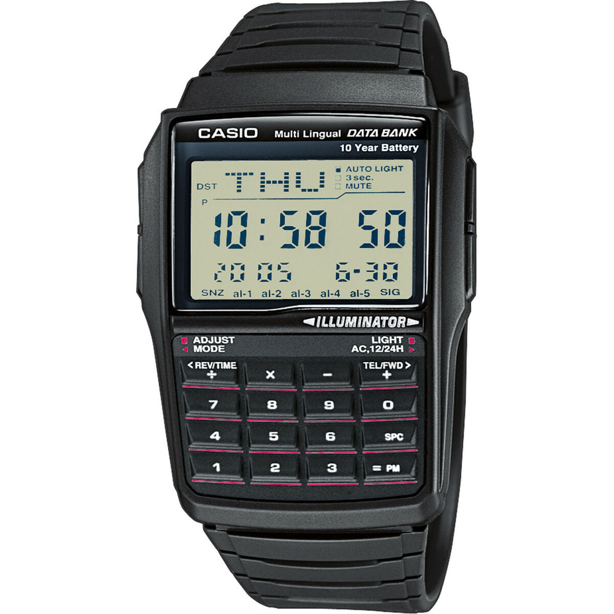 Men's Watch Casio DATABANK CALCULATOR (Ø 37 mm) Casio