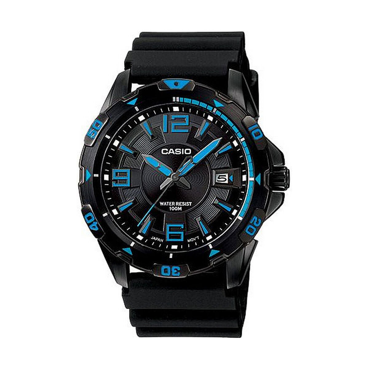 Men's Watch Casio MTD-1065B-1A1 Black (Ø 45 mm) Casio