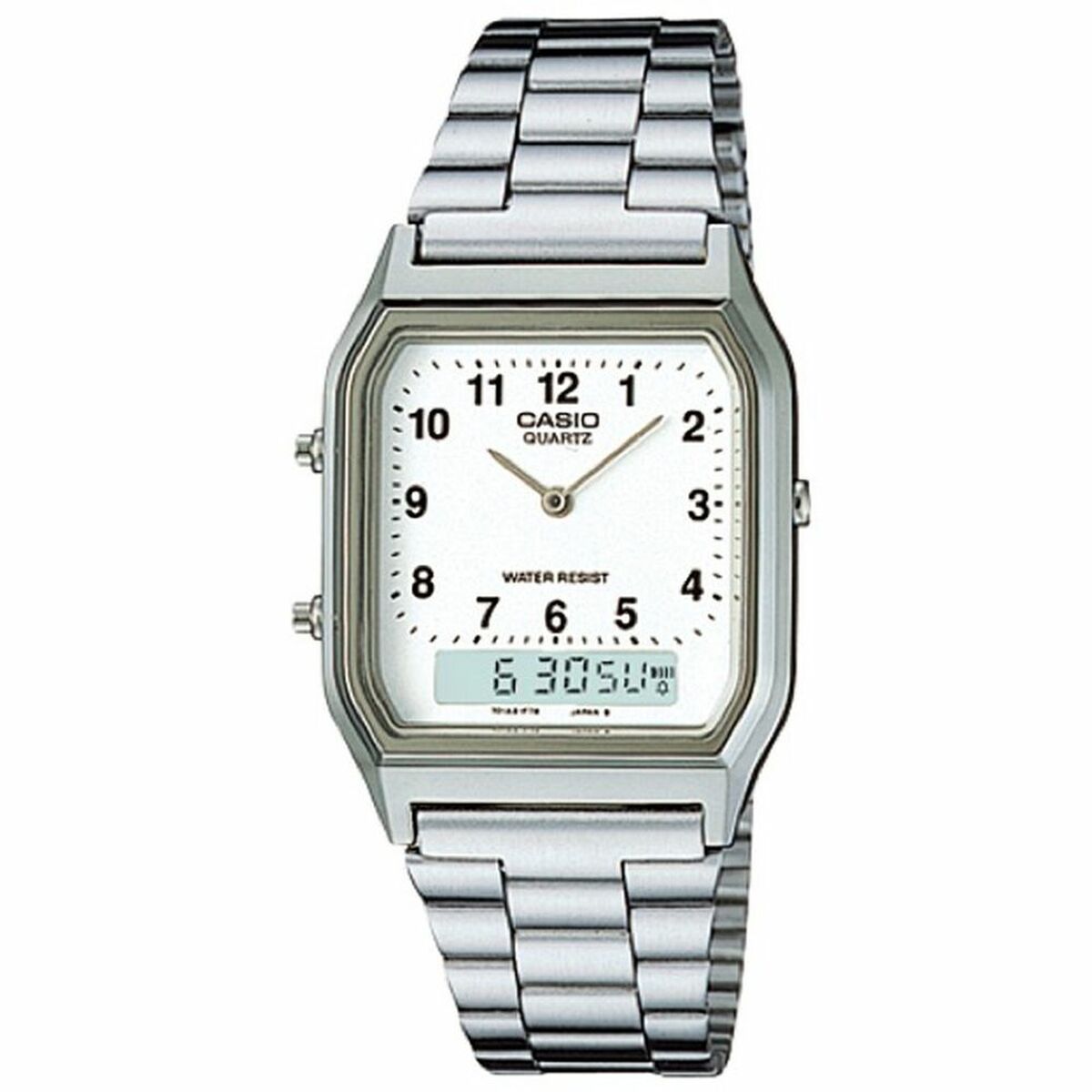 Men's Watch Casio COLLECTION ANA-DIGIT Silver (Ø 30 mm) Casio