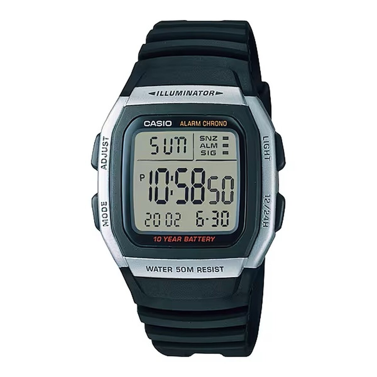 Reloj Casio SPORT para hombre negro gris