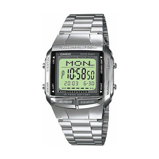 Men's Watch Casio DATABANK Silver (Ø 38 mm) Casio