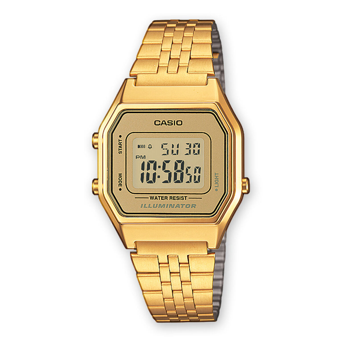 Unisex Watch Casio LA680WEGA-9ER Golden Casio