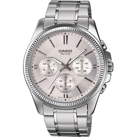 Men's Watch Casio ENTICER GENT Silver Grey (Ø 35 mm) Casio