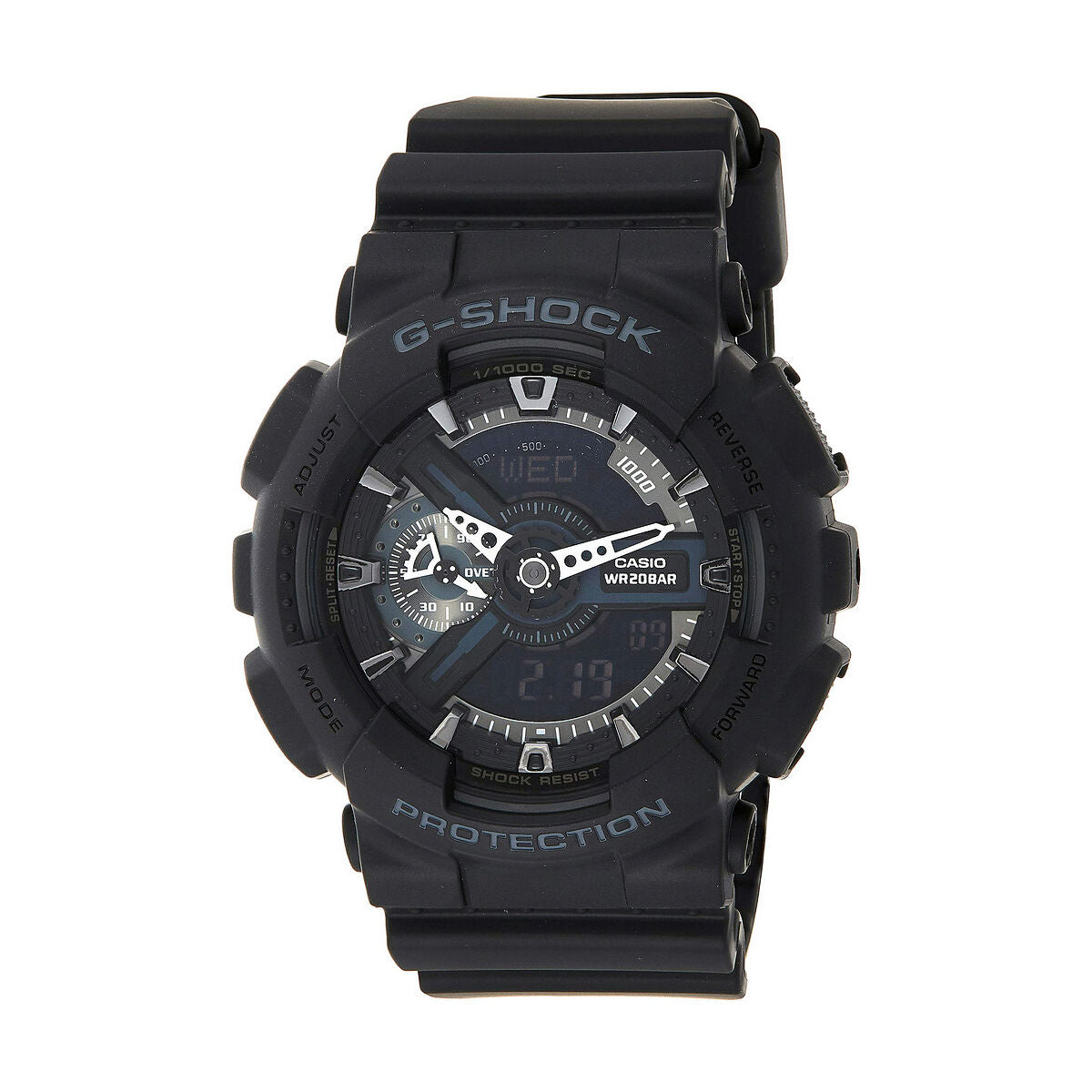 Men's Watch Casio G-Shock CLASSIC Black Silver (Ø 55 mm) Casio G-Shock