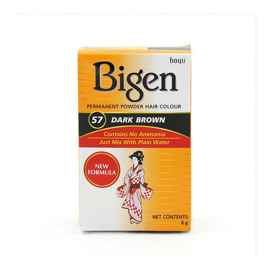 Permanent Dye Bigen Nº57 Dark Brown (6 gr) Bigen