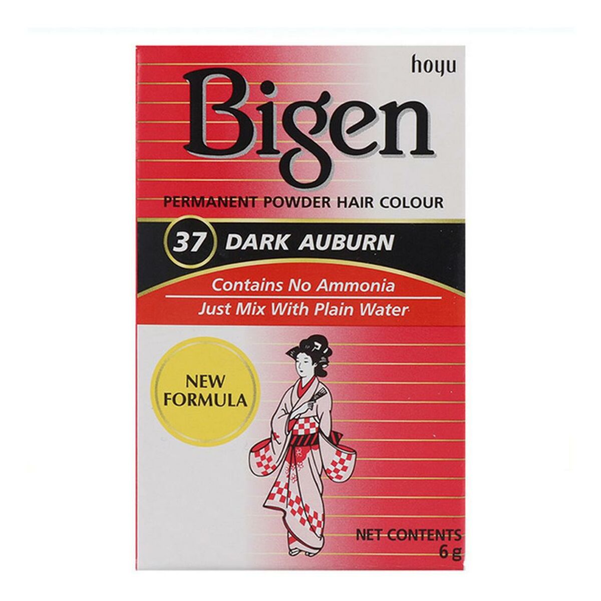 Permanent Dye Bigen Nº 37 Brown (6 gr) Bigen