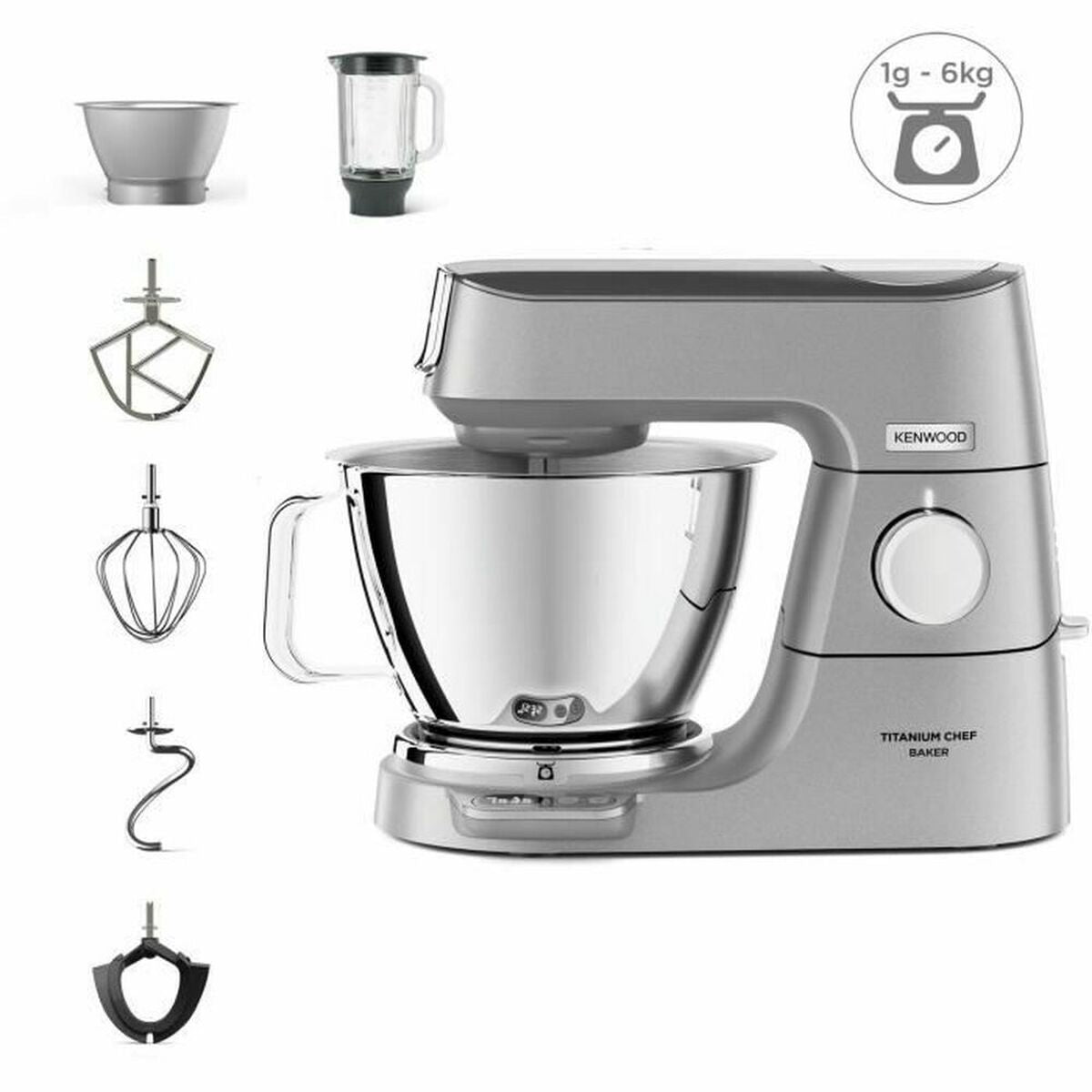 Food Processor Kenwood KVC85.124SI Silver 1200 W Kenwood