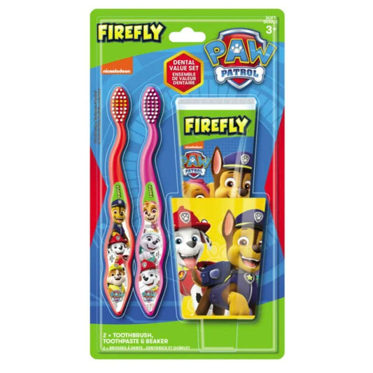 Set Oral Care for Kids The Paw Patrol Firefly 3 Pieces The Paw Patrol