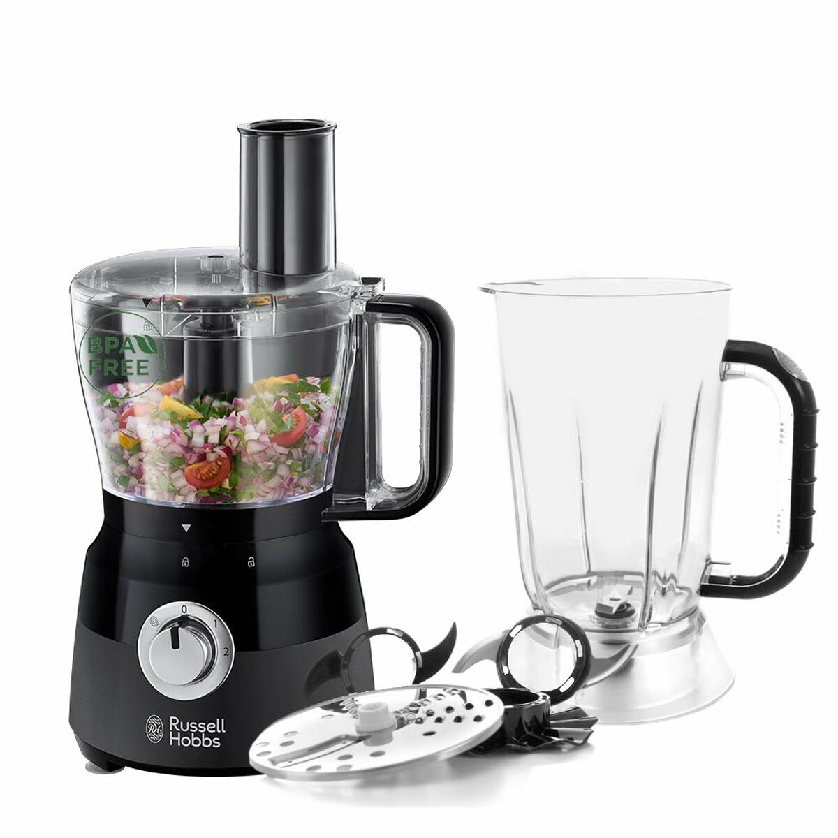 Food Processor Russell Hobbs 24732-56 Black 1,5 L Russell Hobbs