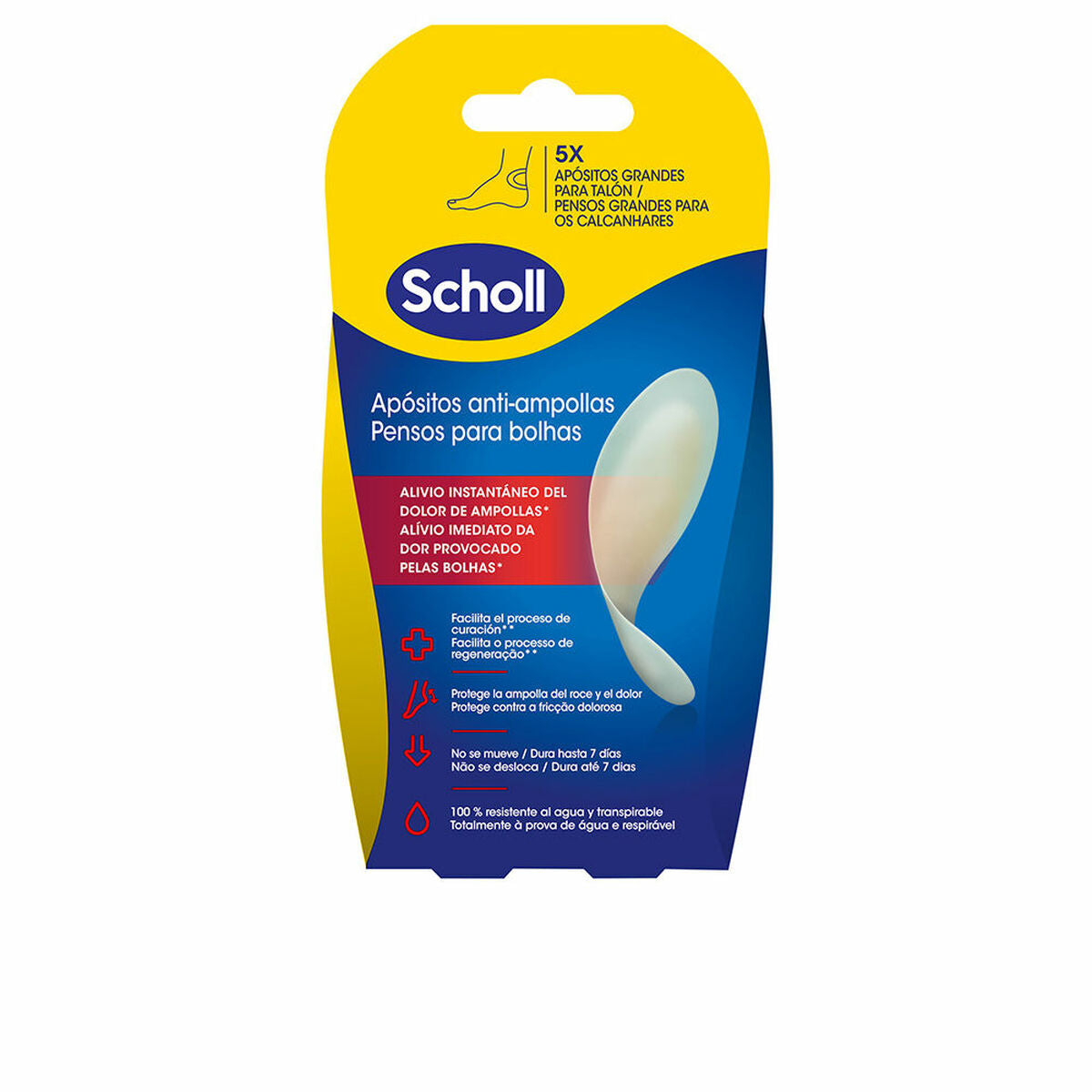 Plasters for blisters Scholl Apósitos 5 Units