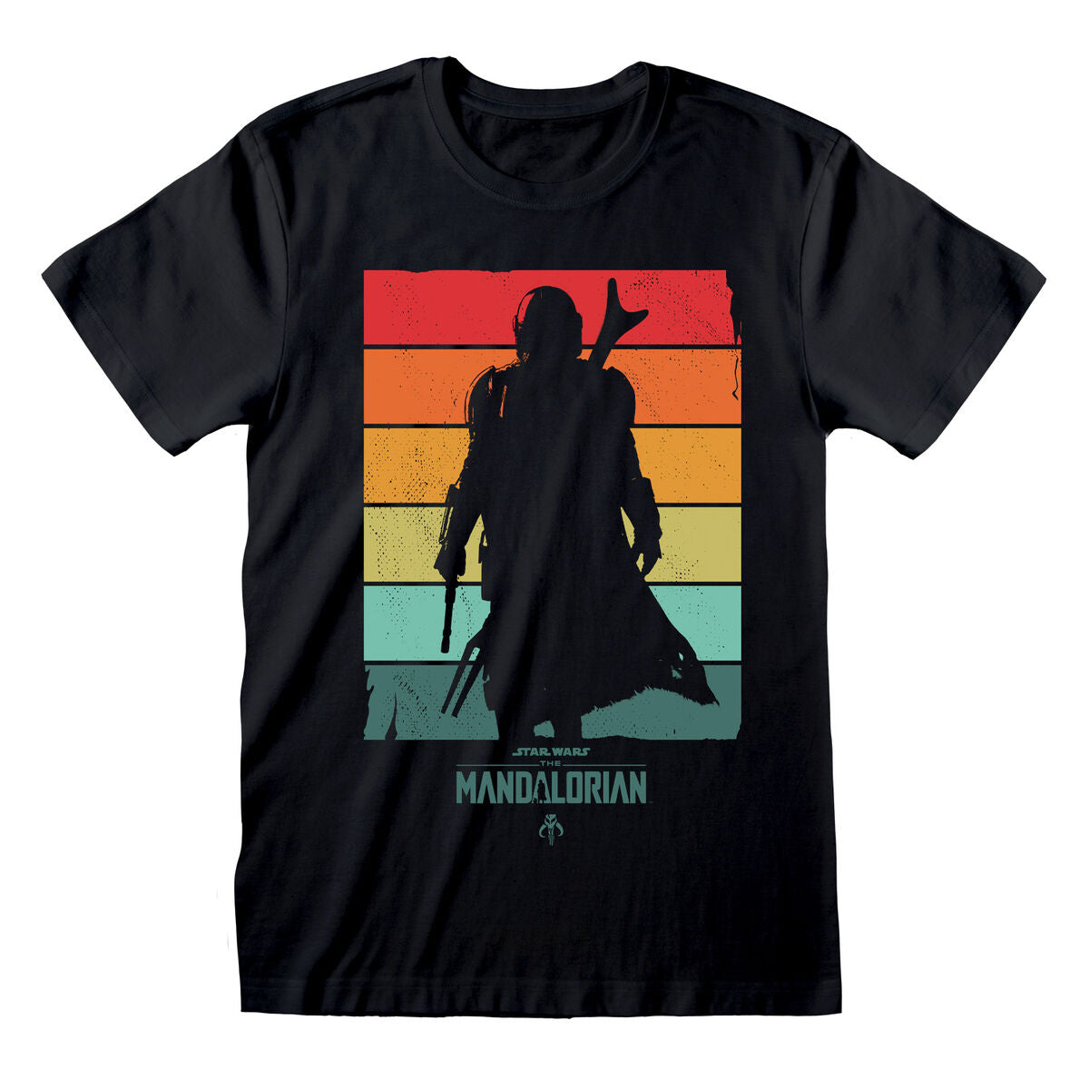 Short Sleeve T-Shirt The Mandalorian Spectrum Black Unisex The Mandalorian