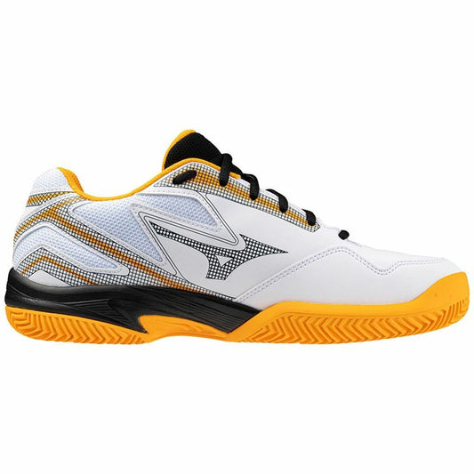 Adult's Padel Trainers Mizuno Break Shot 4 White Orange Mizuno