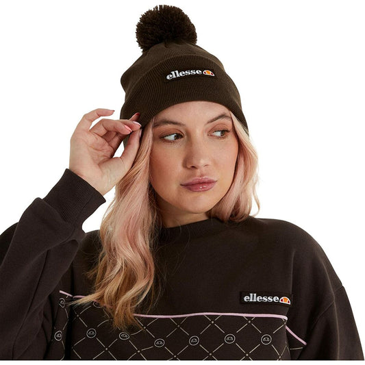 Hat Ellesse Pasteria Pom Pom Brown Ellesse