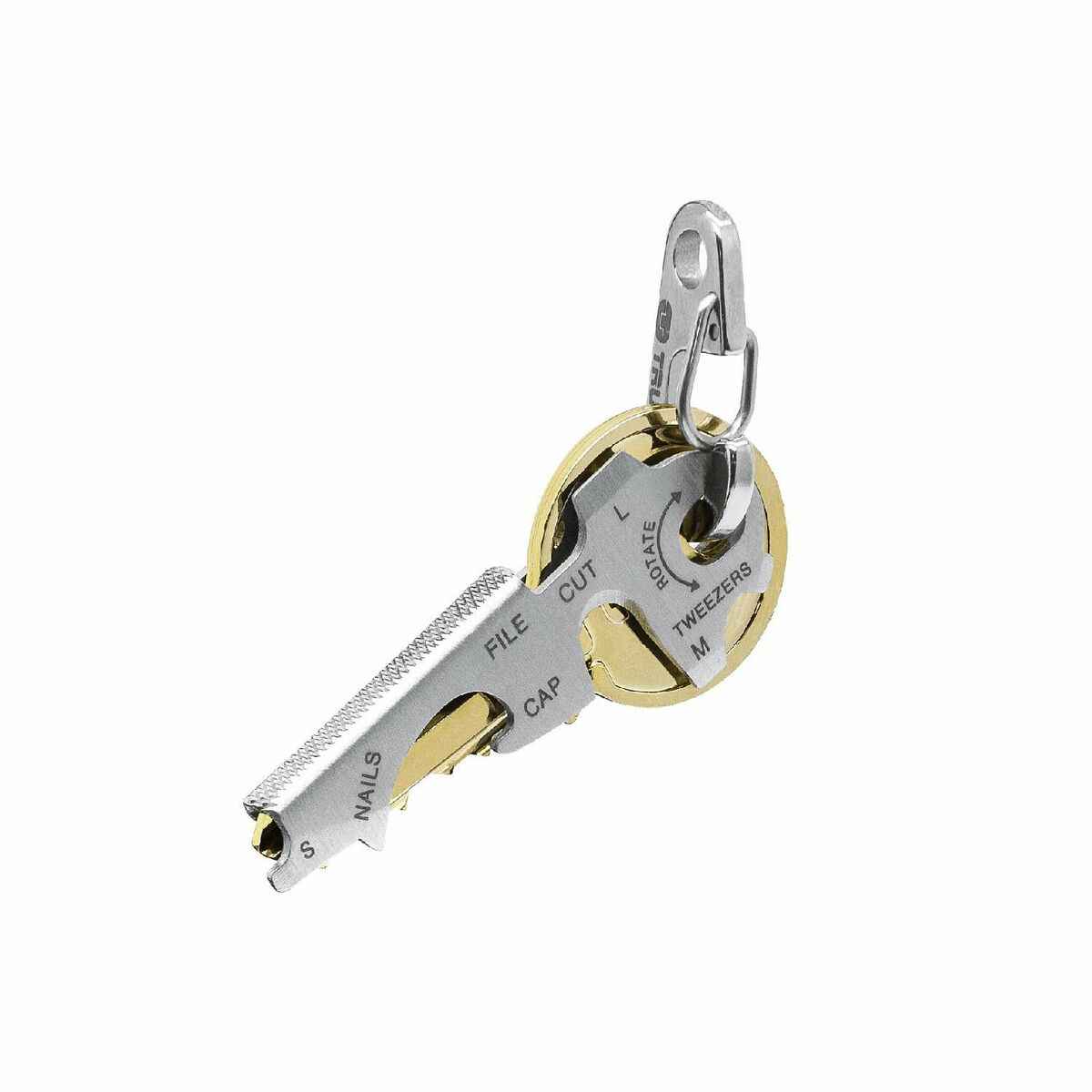 Multi-purpose key ring True Keytool tu247k 8 Functions True