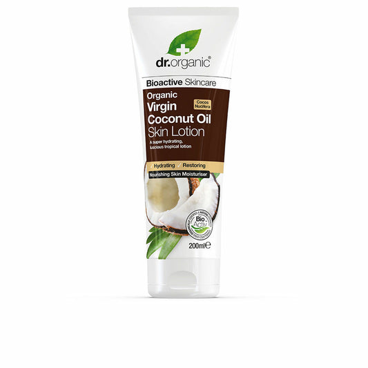 Hydrating Body Lotion Dr.Organic Coconut oil 200 ml