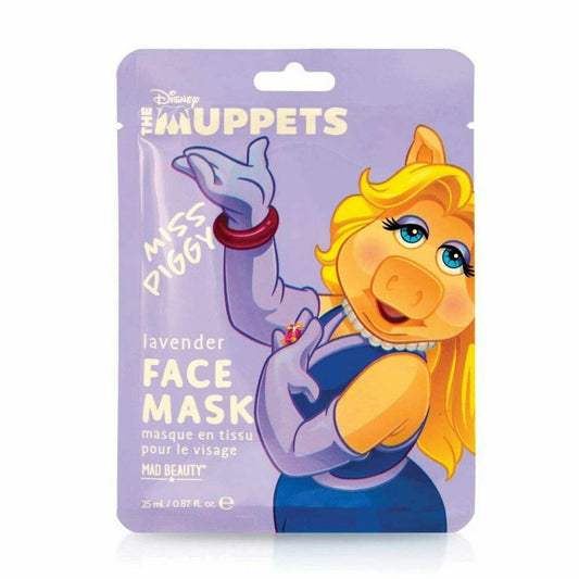 Mascarilla facial Mad Beauty Los Teleñecos Miss Piggy Lavanda (25 ml)