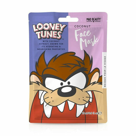 Mascarilla facial Mad Beauty Looney Tunes Taz Coconut (25 ml)