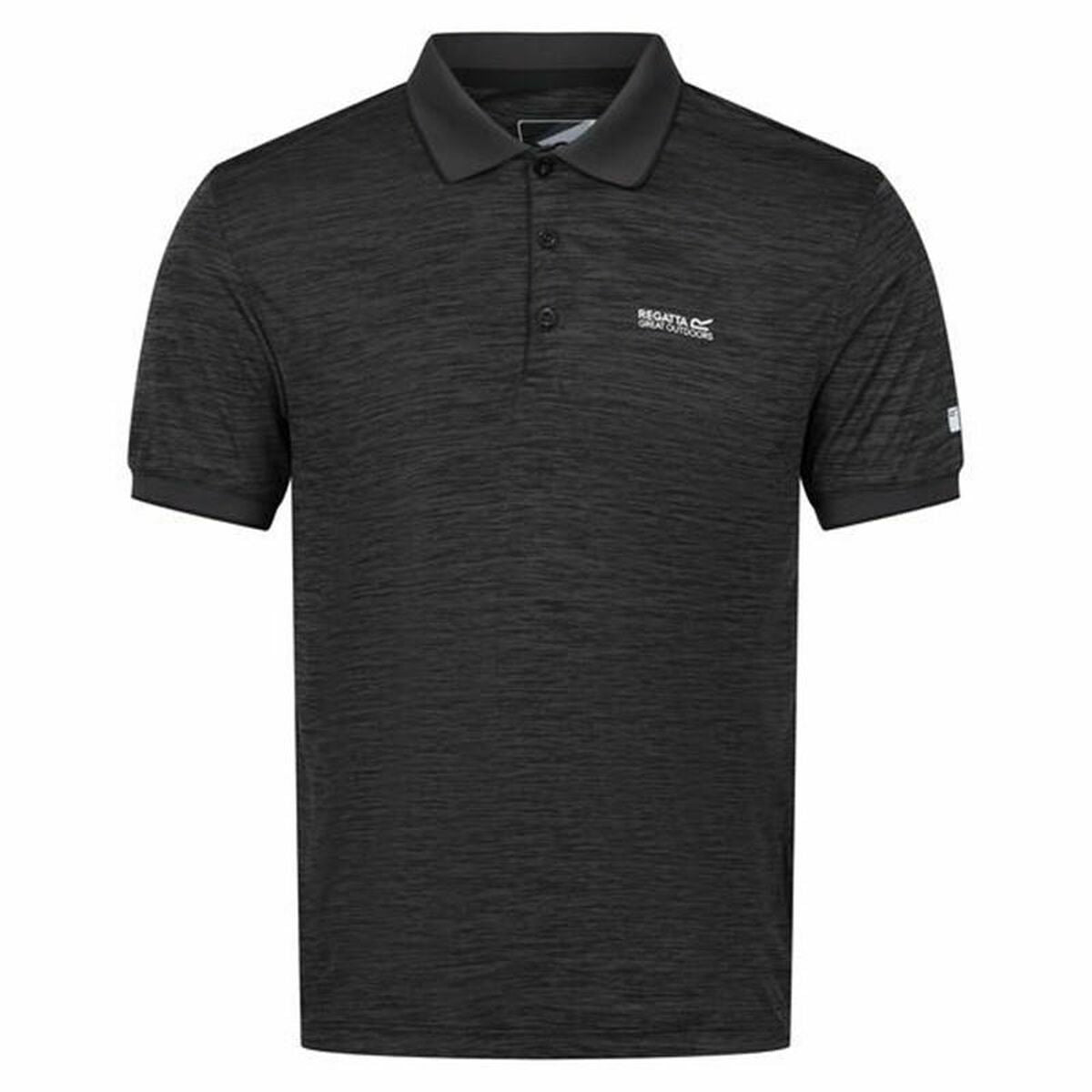 Men’s Short Sleeve Polo Shirt Regatta Remex II Ash Dark grey Regatta