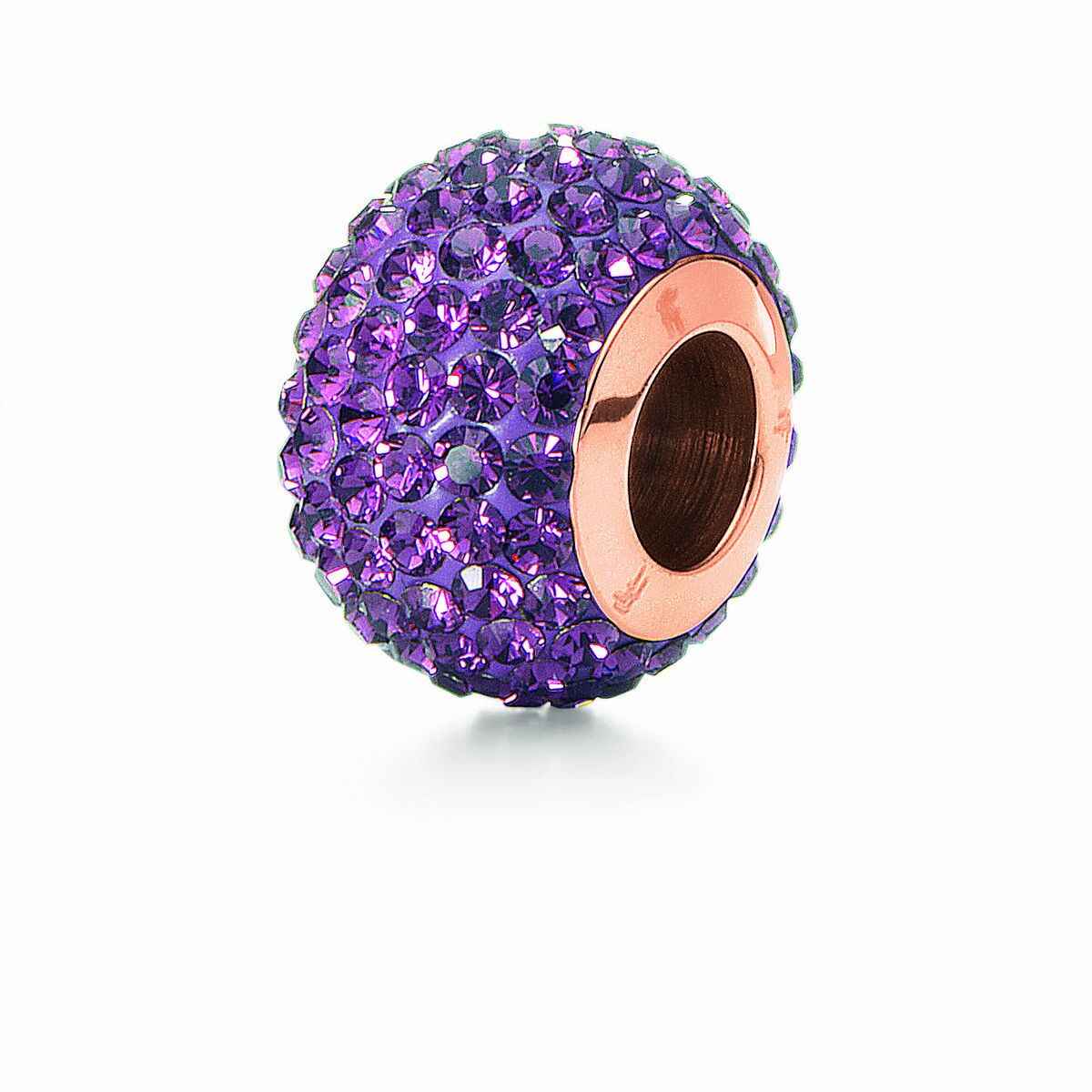 Ladies' charms Folli Follie 3P0T023RX Purple 1 cm Folli Follie