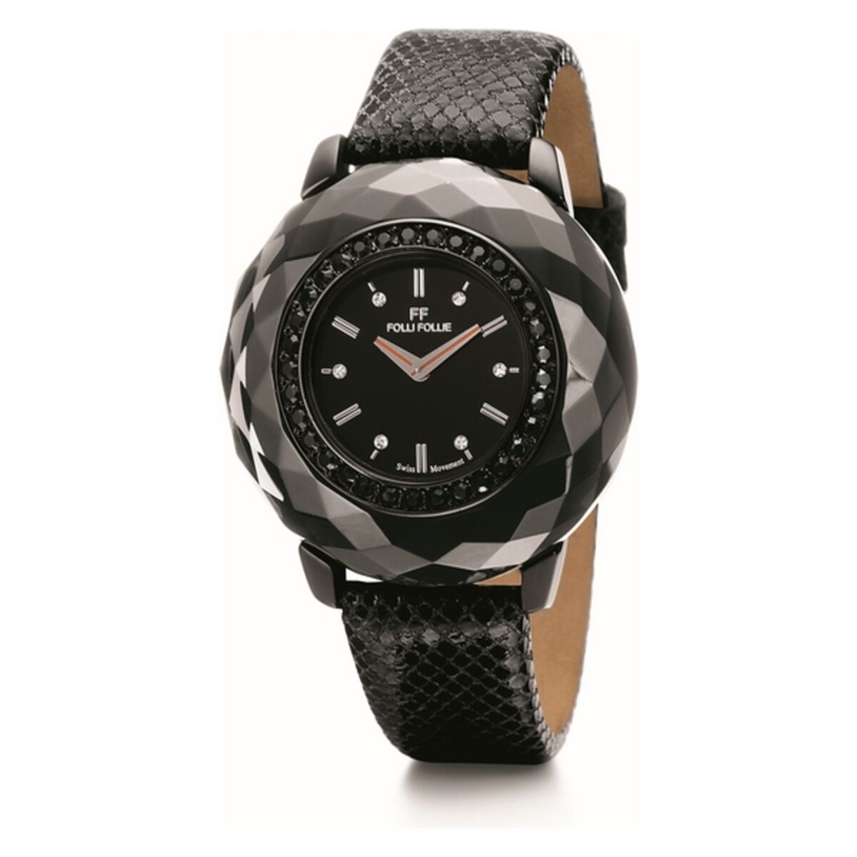 Ladies' Watch Folli Follie WF0E046SSK_BLACK (Ø 38 mm) Folli Follie