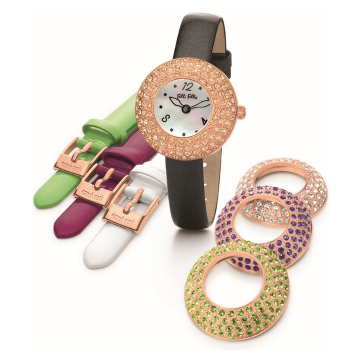 Ladies' Watch Folli Follie wf0b055sps (Ø 30 mm) Folli Follie