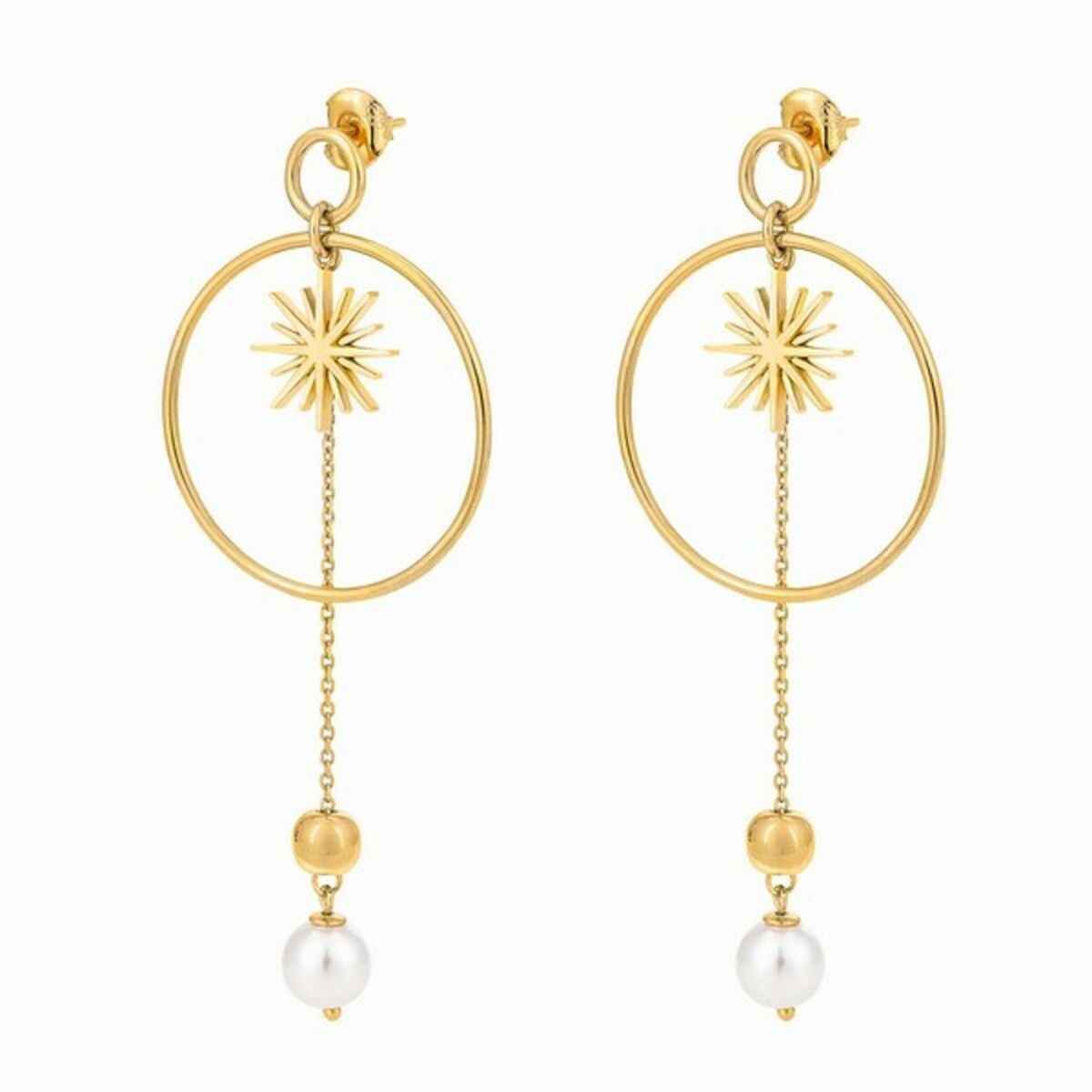 Ladies'Earrings Folli Follie 3E19S130YW (7,3 cm) Folli Follie