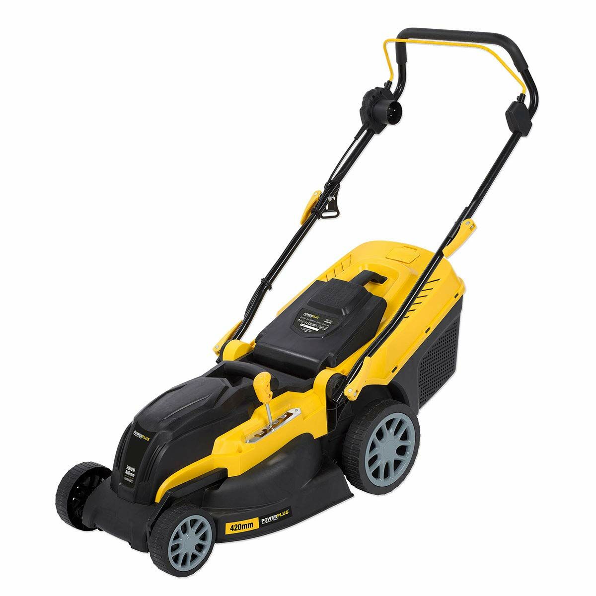 Electric Lawn Mower Powerplus Powxg6281 2000 W 230-240 V Ø 42 cm 25-80 mm Powerplus