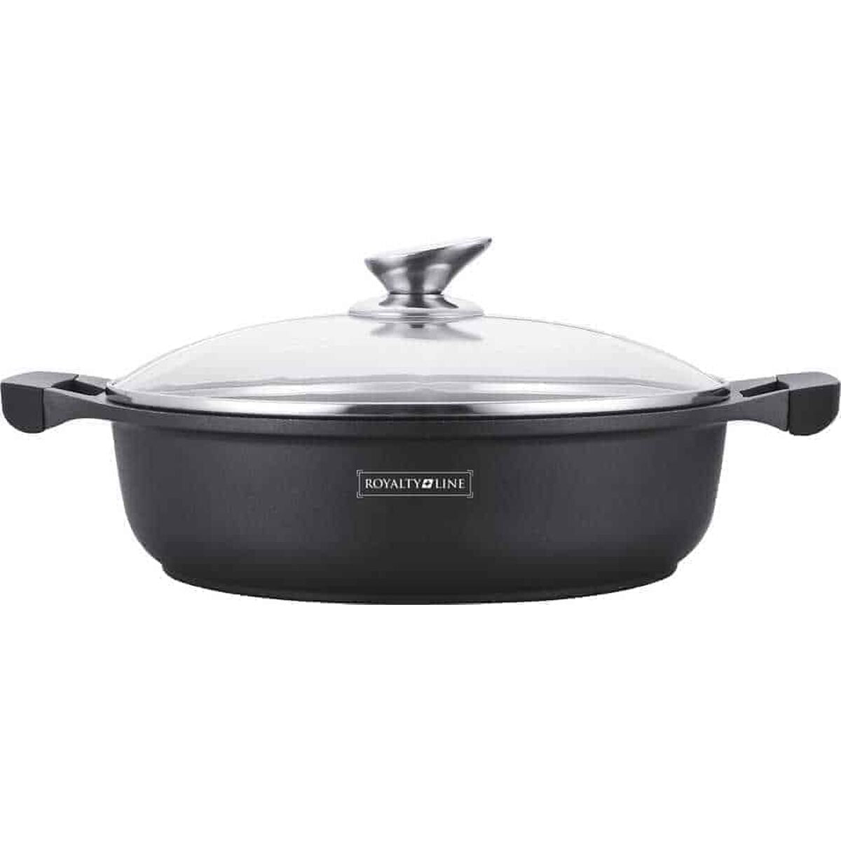 Saucepan Royalty Line Black 28 x 28 x 9 cm Royalty Line