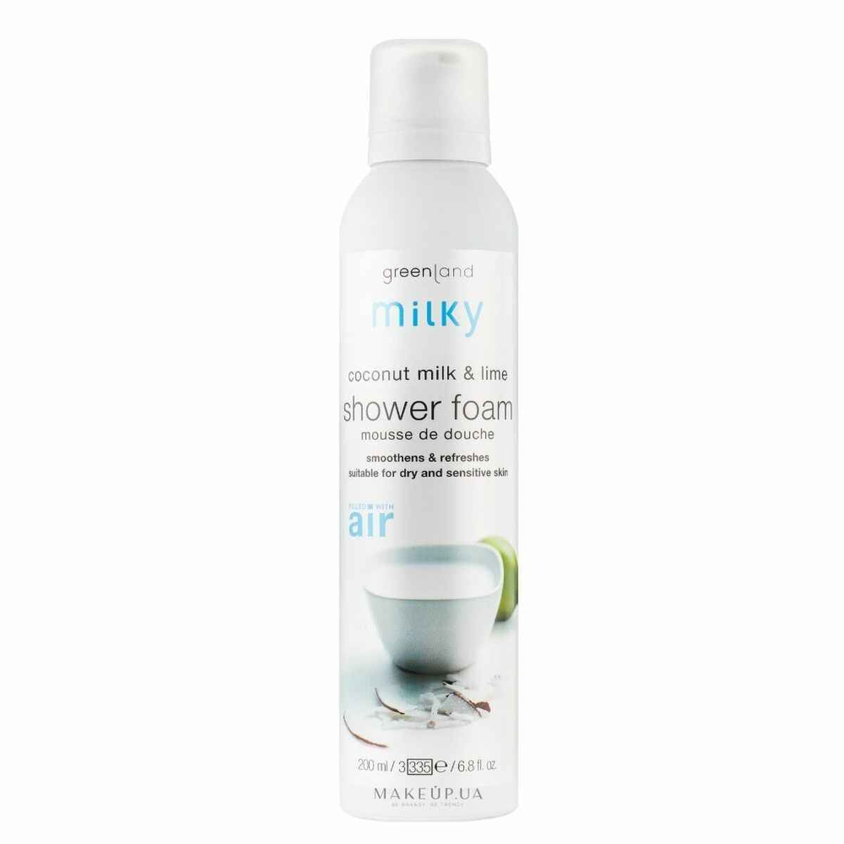 Shower Mousse Greenland Coconut Lime 200 ml (200 ml) Greenland