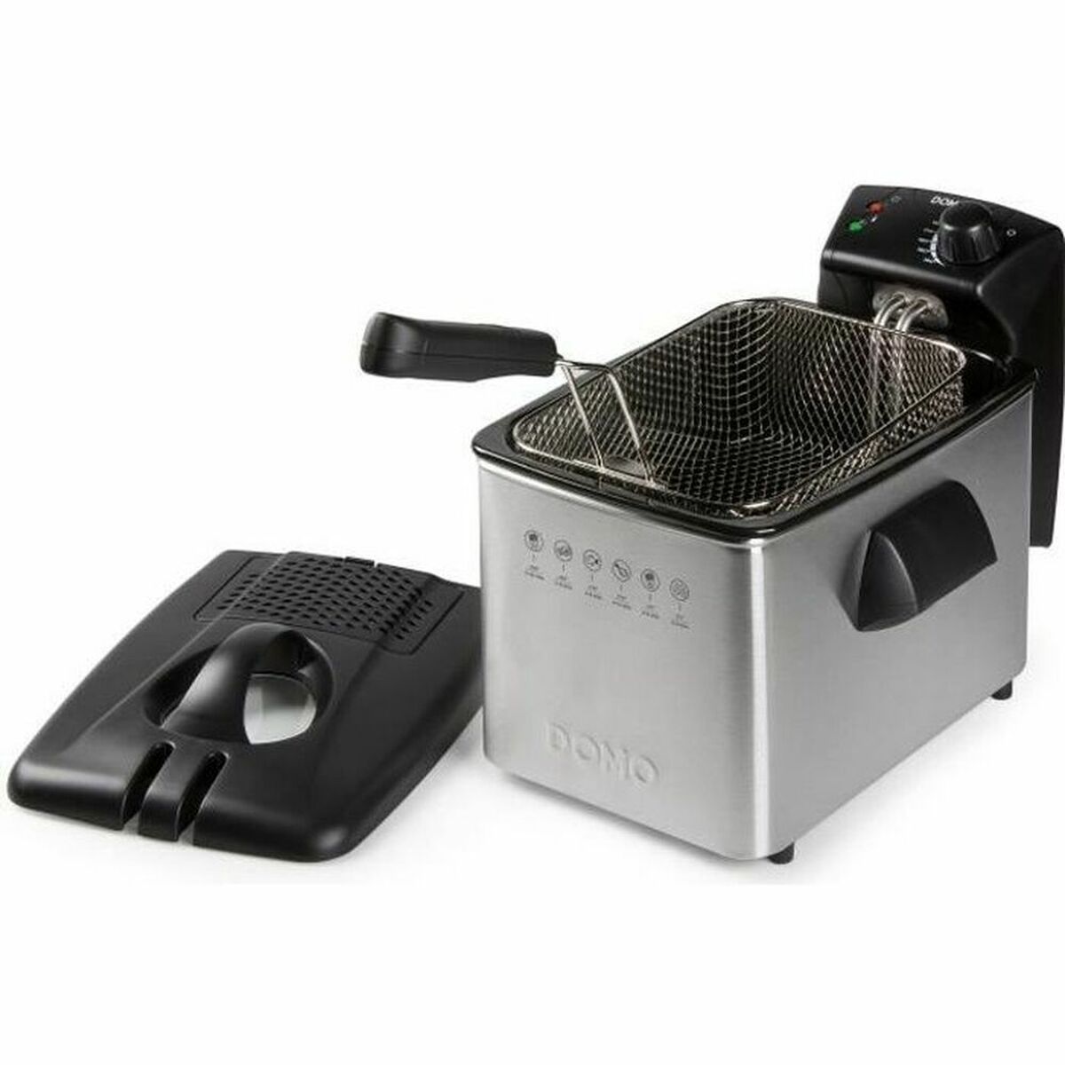 Deep-fat Fryer DOMO DO465FR 4 L 3000 W Silver Steel DOMO