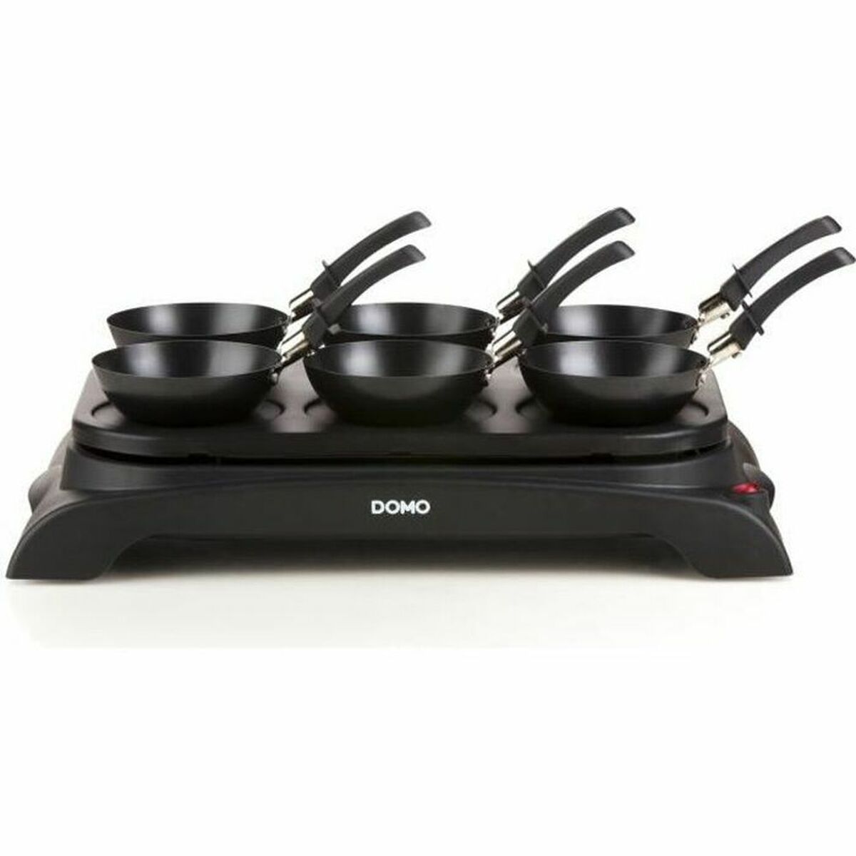 Wok Pan DOMO DO8710W 1000W Black DOMO