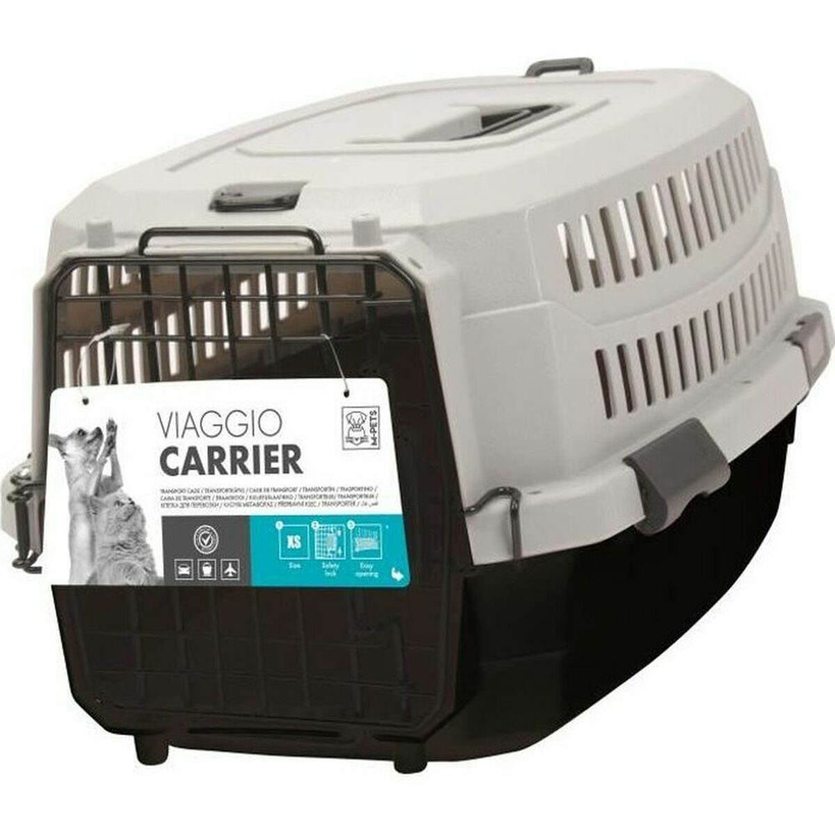 Carrier MPETS Black Grey 58,4 x 38,7 x 33 cm MPETS