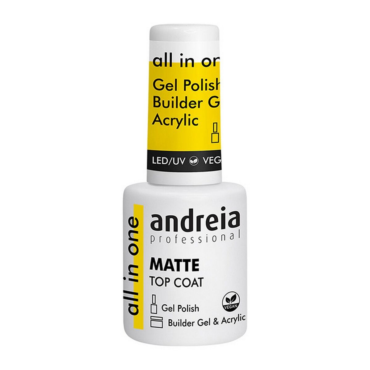 Nail polish Andreia All In One Matte Top Coat (10,5 ml) Andreia