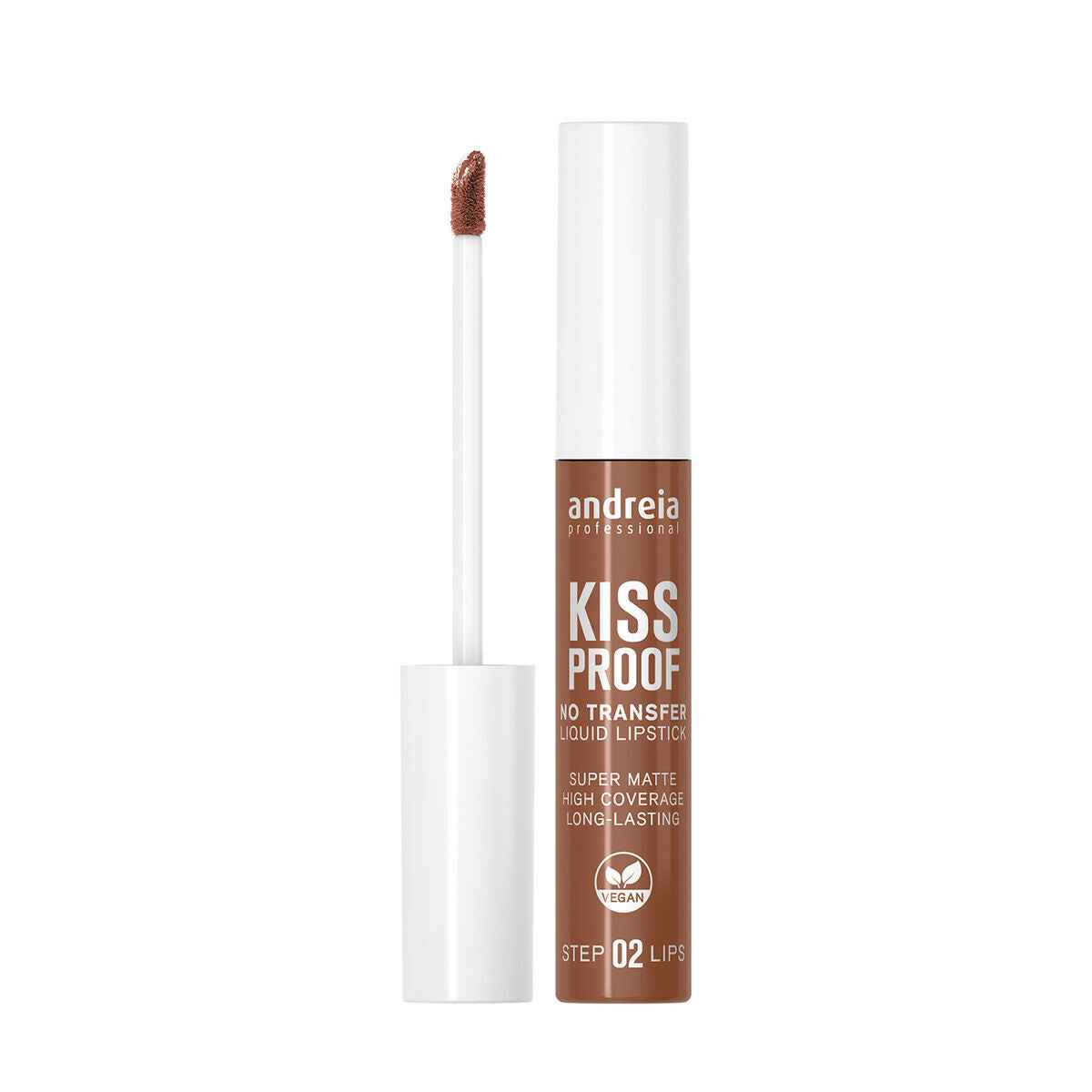 Lipstick Andreia Kiss Proof 8 ml Nº 6 Light Chocolate Andreia