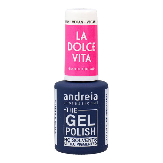 Gel nail polish Andreia La Dolce Vita DV5 Vibrant Pink 10,5 ml Andreia