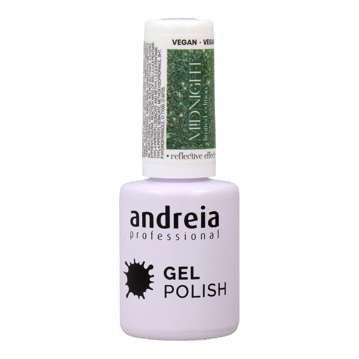 Nail Polish Semi-permanent Andreia Polish Reflective Colors Md4 Green 10,5 ml