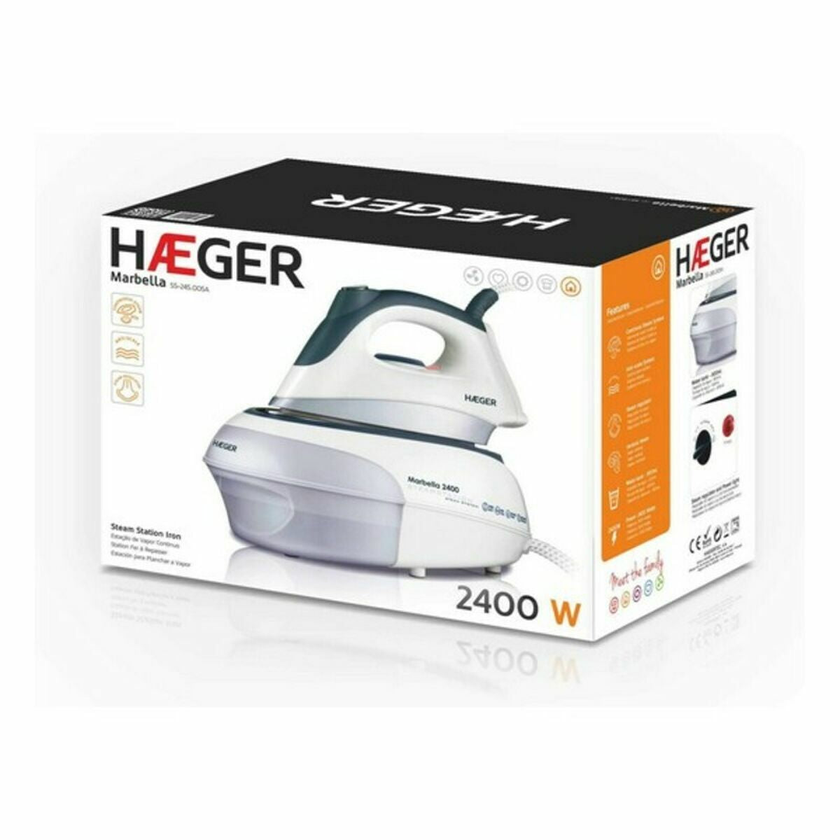 Steam Generating Iron Haeger 5608475009204 0,9 L 2400W Haeger