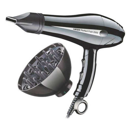 Hairdryer Haeger HD-200.012A 2000W Black 2000 W Haeger