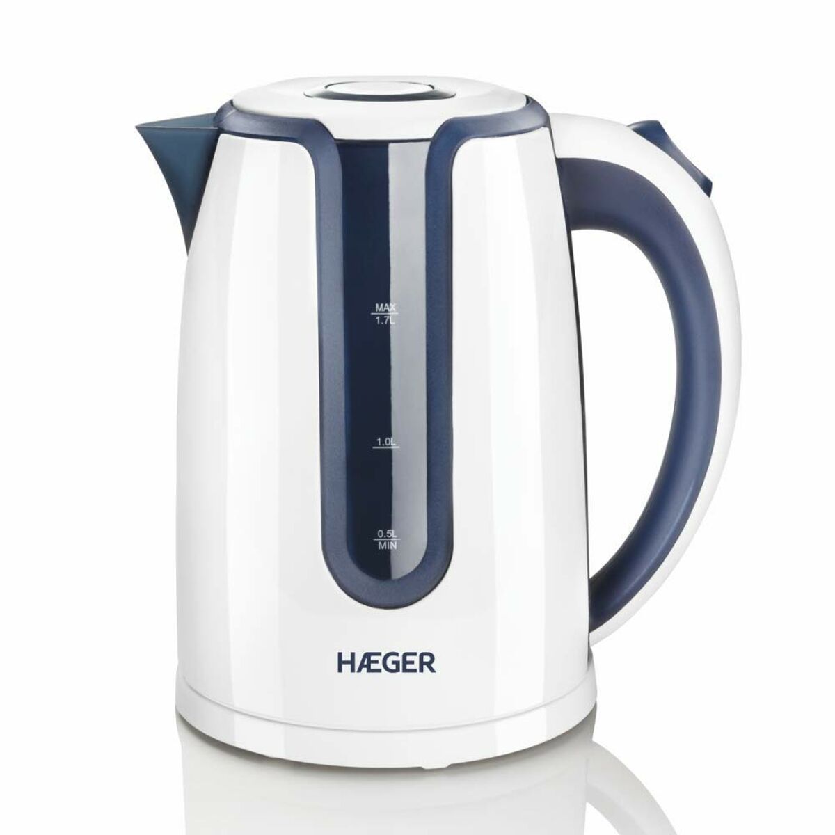 Kettle Haeger EK-22B.018A 1,7 L 2200W White 2200 W 1,7 L Haeger