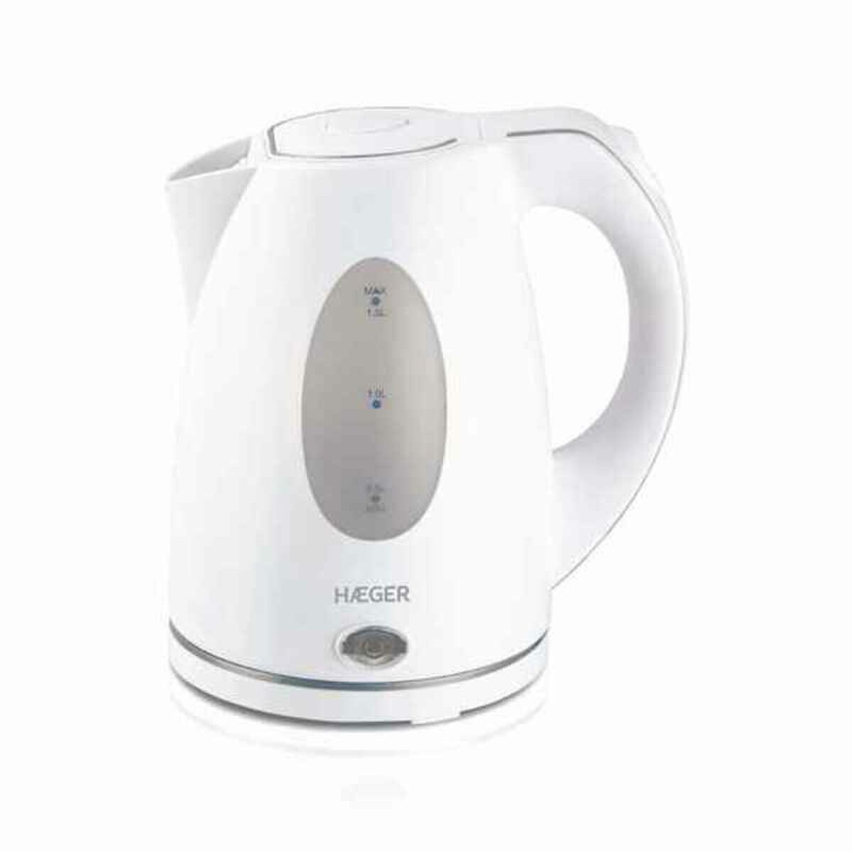 Kettle Haeger EK-15W.026A Stainless steel White 2200 W 1,5 L Haeger