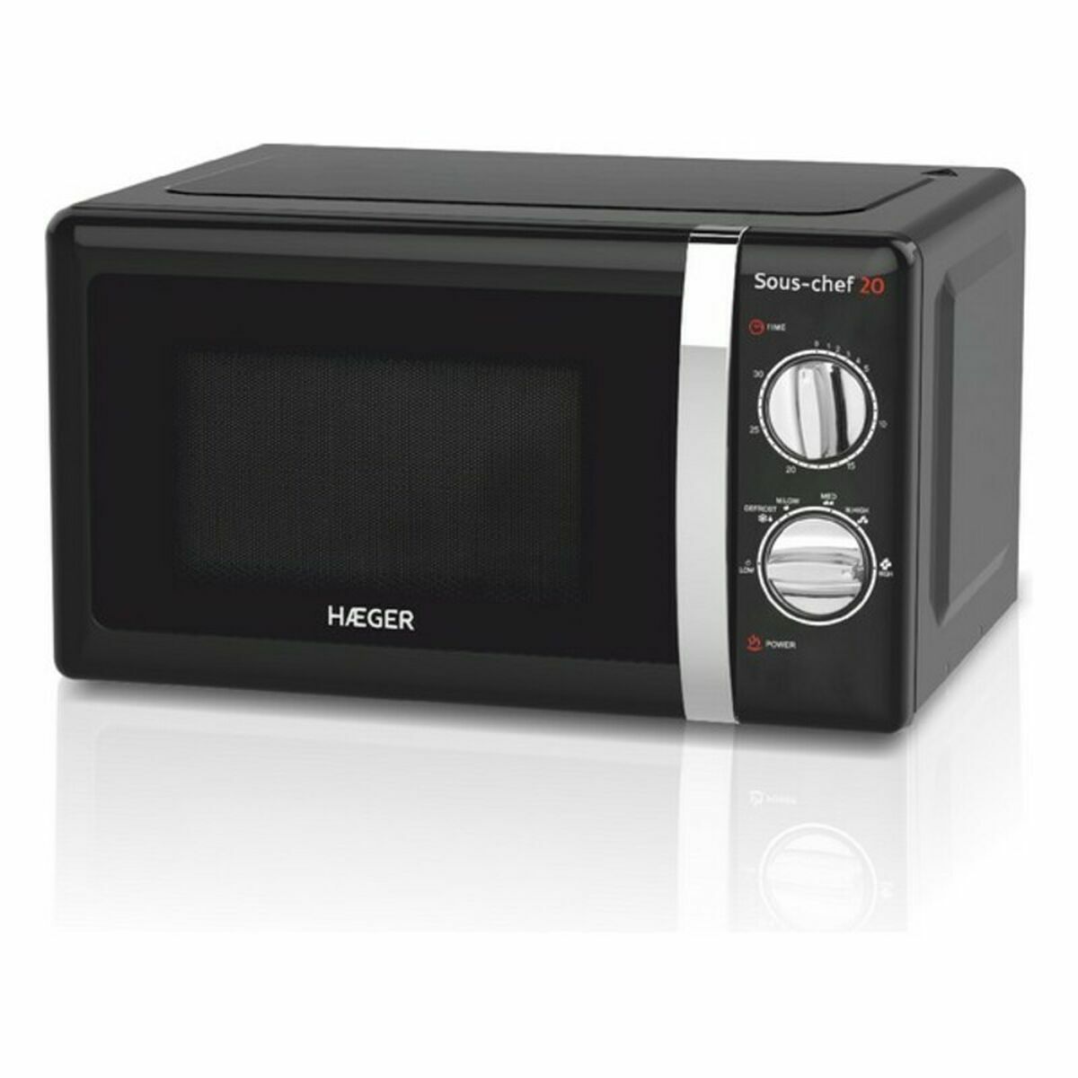 Microwave with Grill Haeger MW-70B.007A 20 L Black 700W Haeger