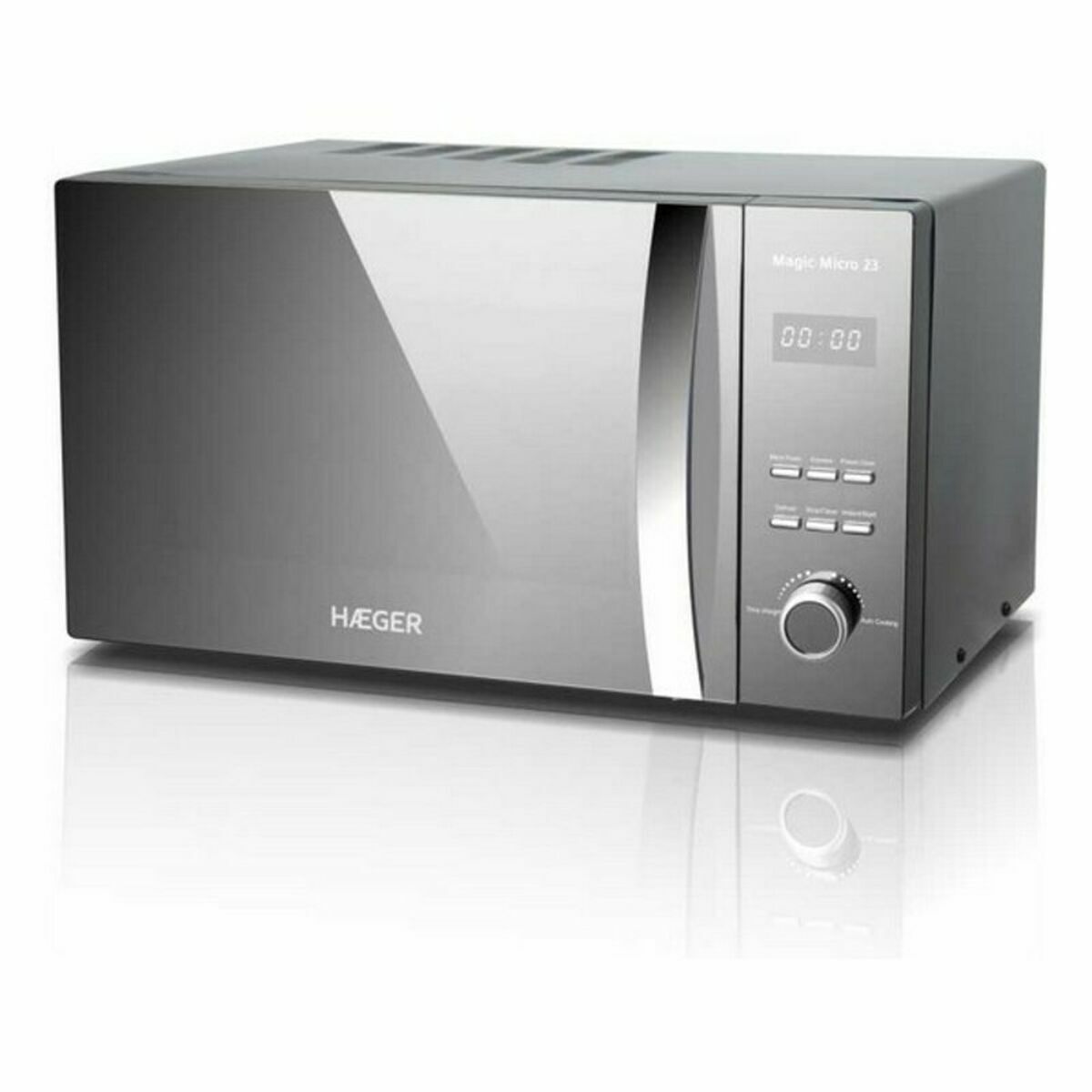 Microwave with Grill Haeger MW-80B.008A Grey 800W Haeger